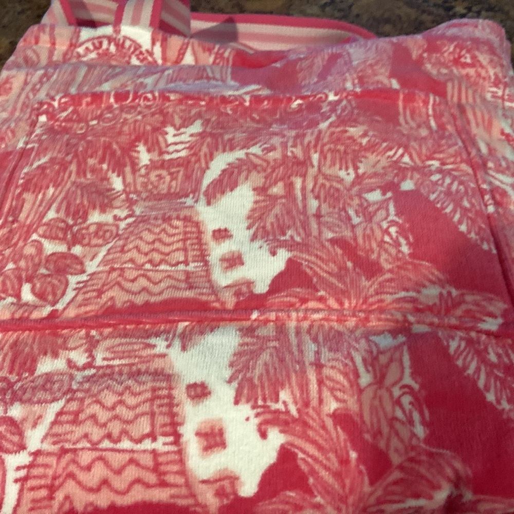 Lilly Pulitzer Pink Tropical Tote